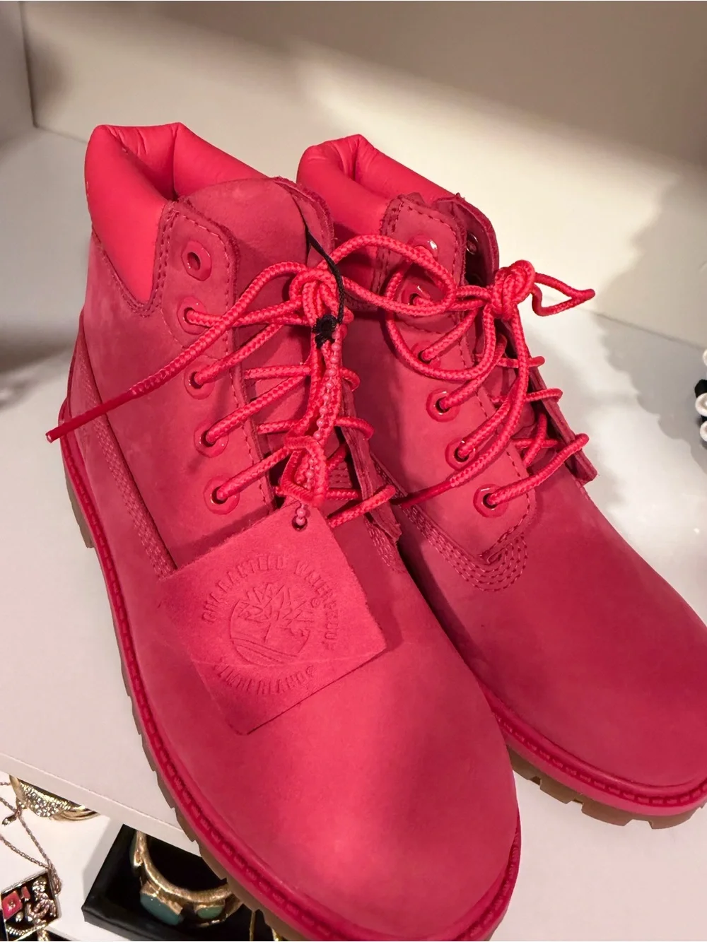 Timberland Youth Size 1 Pink